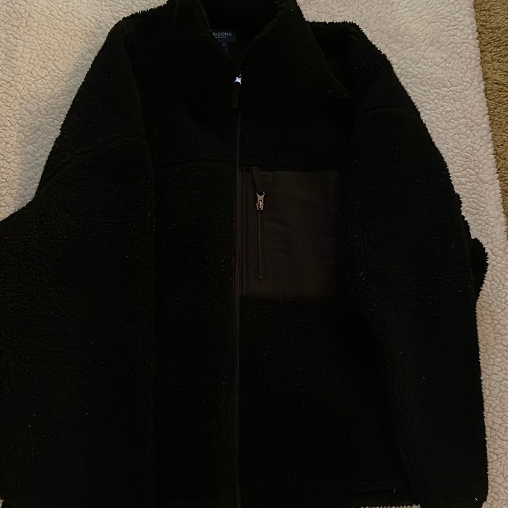 Arizona Black Sherpa Jacket